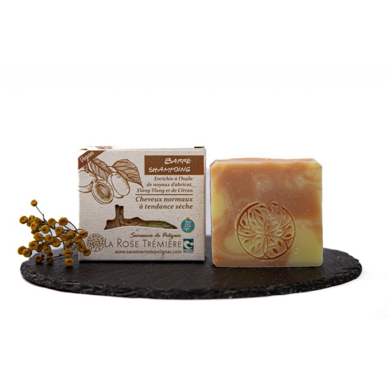 Barre-shampoing cheveux normaux à tendance sèche fabriquée à froid Barre-shampoing cheveux normaux à tendance sèche fabriquée à froid