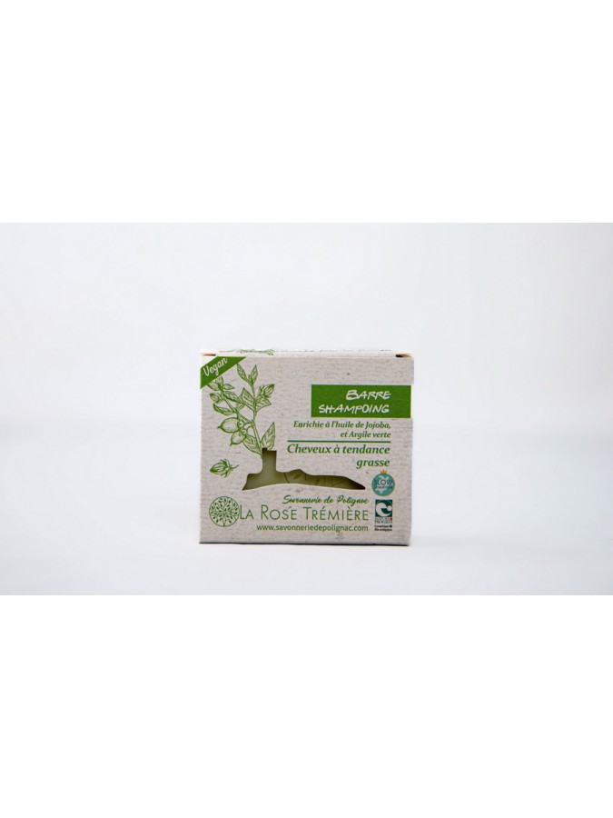 Shampoing cheveux gras La Rose Trémière emballage éco-responsable