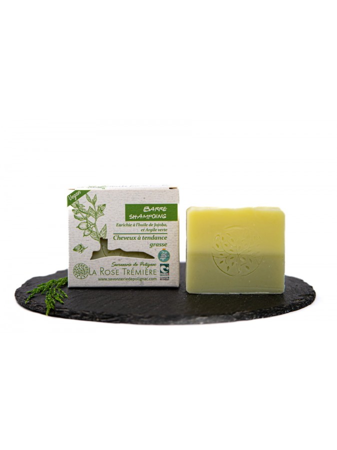 Shampoing cheveux gras naturel La Rose Trémière en Haute-Loire