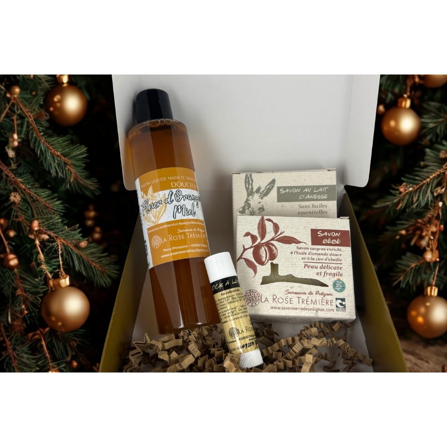 Coffret douceur sans parfum pour peaux sensibles La Rose Trémière