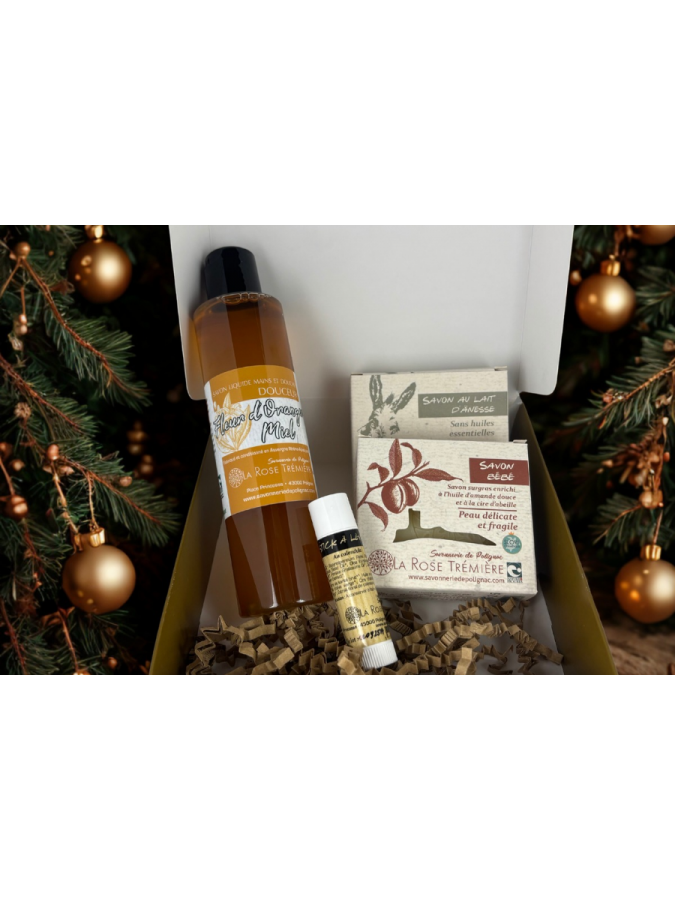 Coffret douceur sans parfum pour peaux sensibles La Rose Trémière